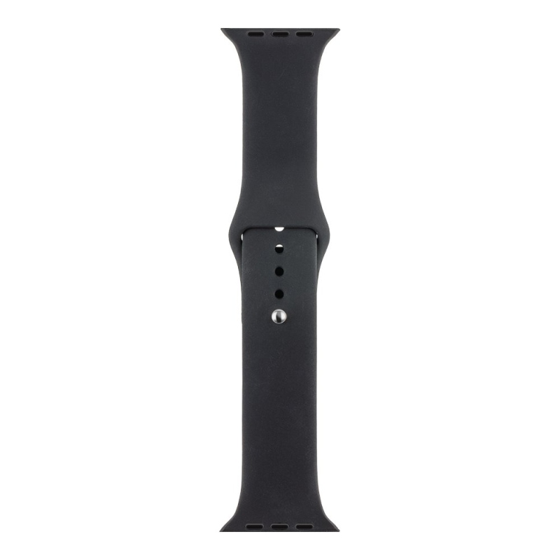 OBAL:ME Silikónový Remienok pre Apple Watch 38-41mm S-M Black