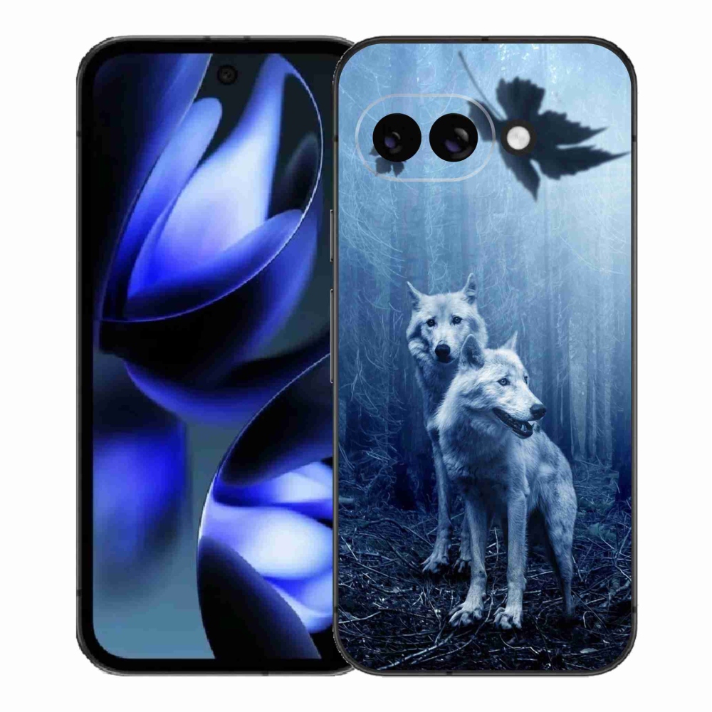 Gélový kryt mmCase na Google Pixel 9a - vlci v lese
