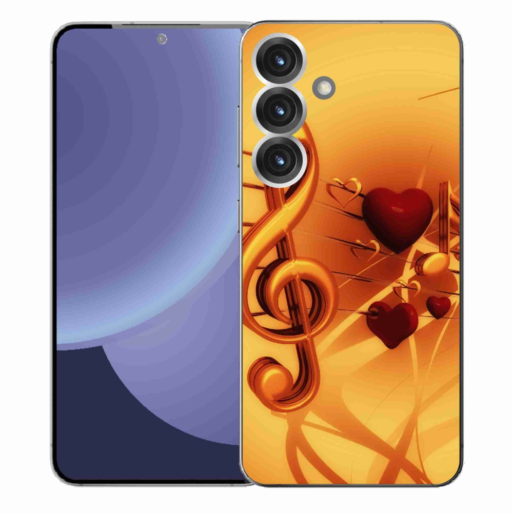 Gélový kryt mmCase na Samsung Galaxy S25+ - noty