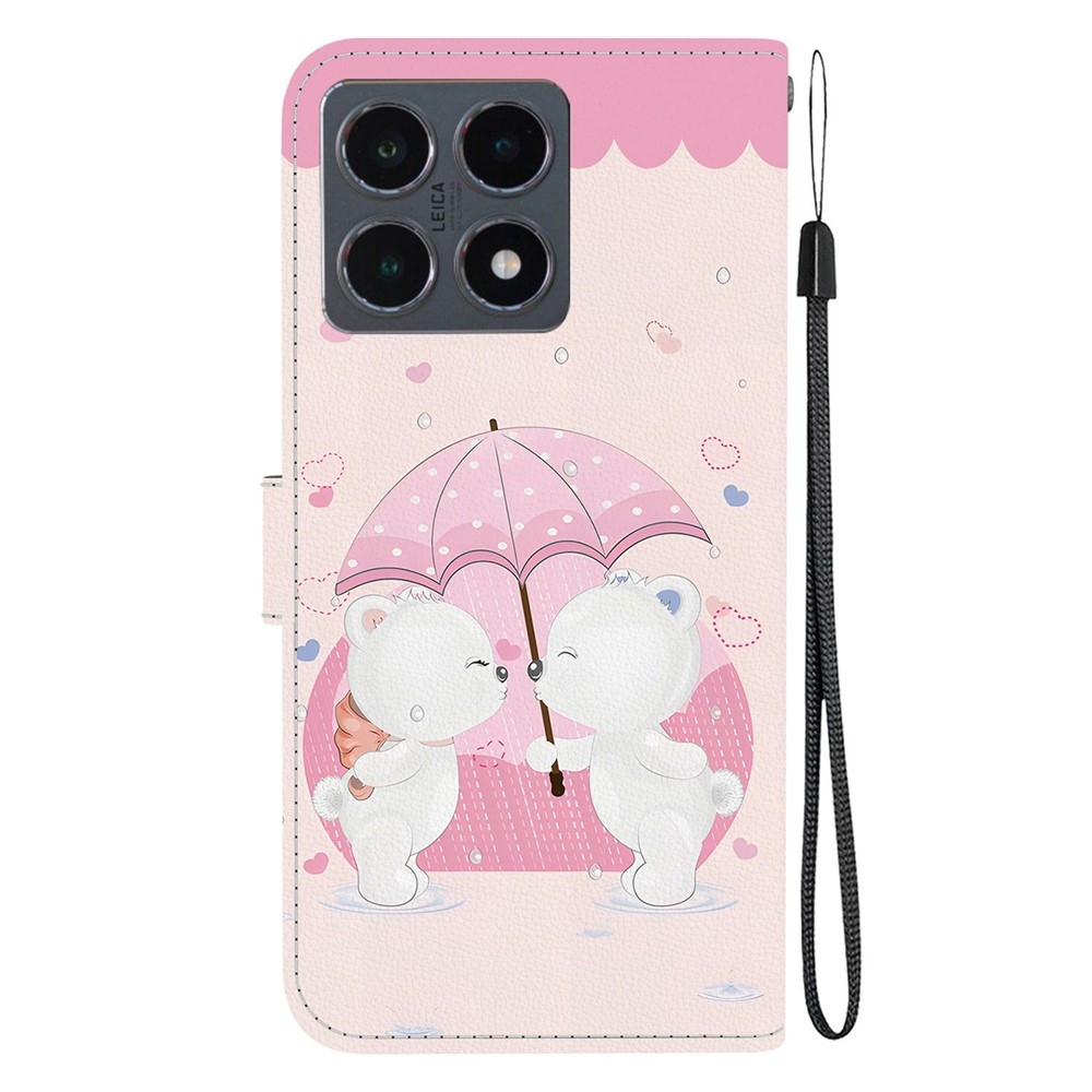 Versatile knižkové púzdro na Xiaomi 15T - medvedíky