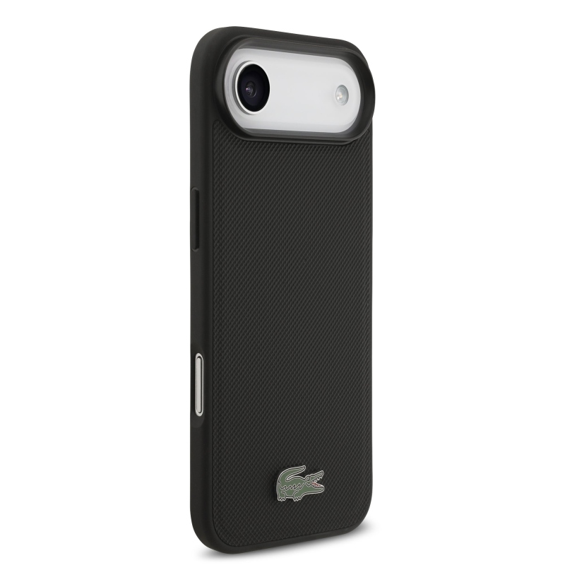 Lacoste Iconic Petit Pique Zadný kryt MagSafe + peňaženka pre iPhone Air Black