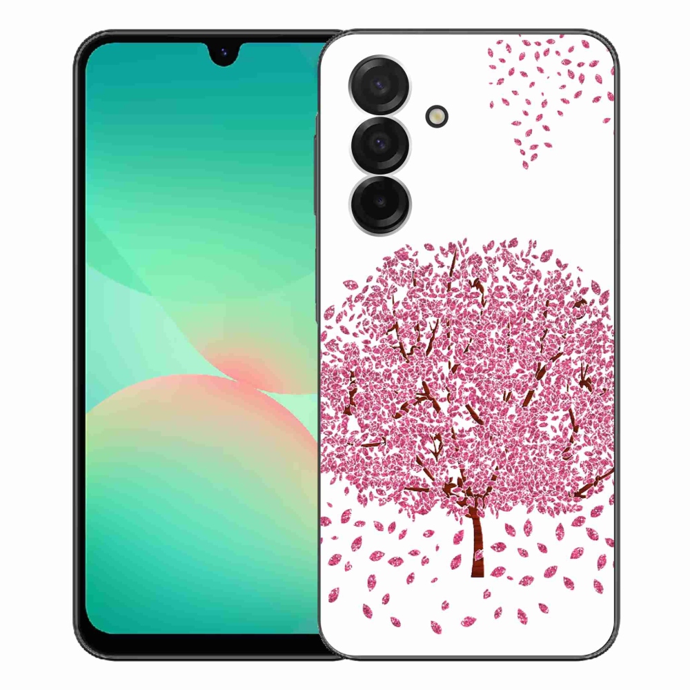 Gélový kryt mmCase na Samsung Galaxy A26 5G - kreslený strom s listami
