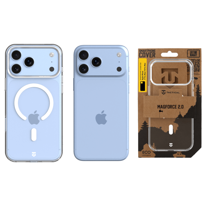 Tactical MagForce 2.0 Puzdro pre Apple iPhone 17 Pro Max/18 Pro Max strieborné