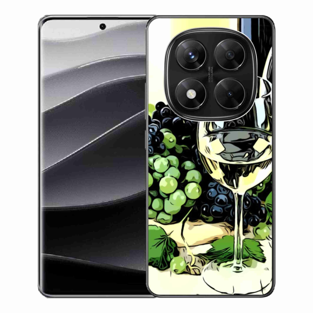 Gélový kryt mmCase na Xiaomi Redmi Note 14 Pro 5G/Poco X7 5G - sklenka vína