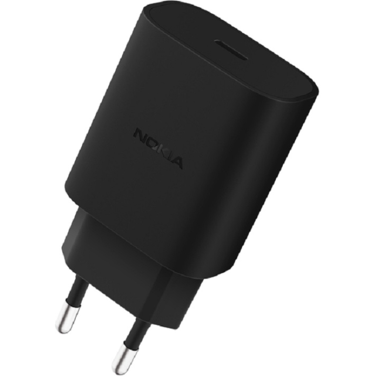 Nokia USB-C 20W Cestovná Nabíjačka Black