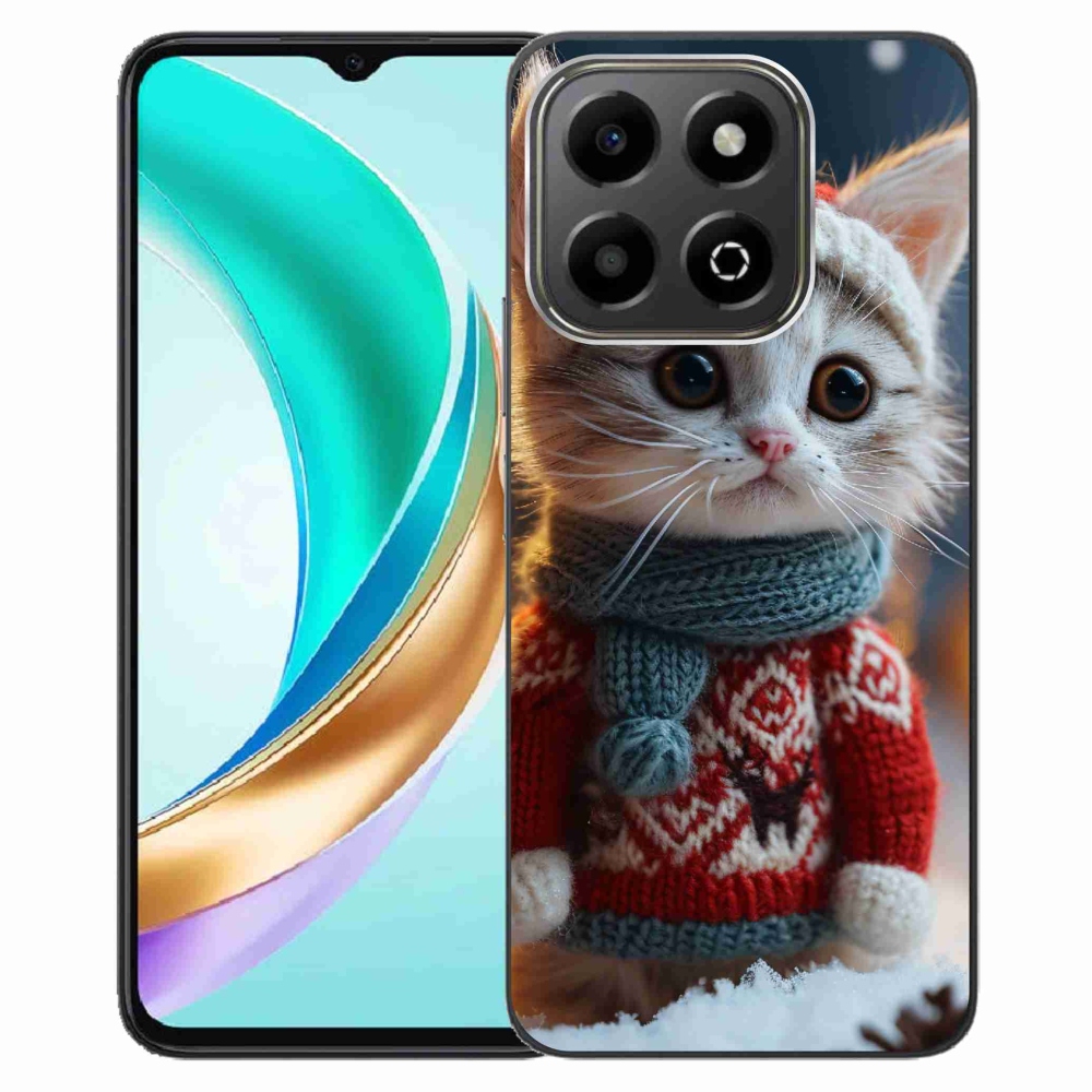 Gélový kryt mmCase na Honor X6b - mačiatko vo svetri