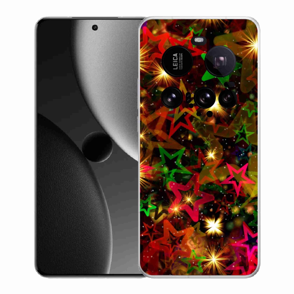 Gélový kryt mmCase na Xiaomi 15 Ultra - farebné hviezdičky