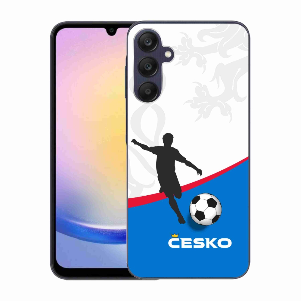 Gélový kryt mmCase na Samsung Galaxy A25 5G - futbal Česko 1