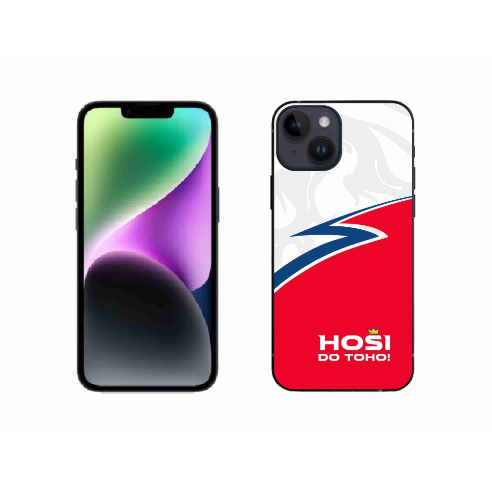 Gélový kryt mmCase na iPhone 14 - chlapci do toho 1