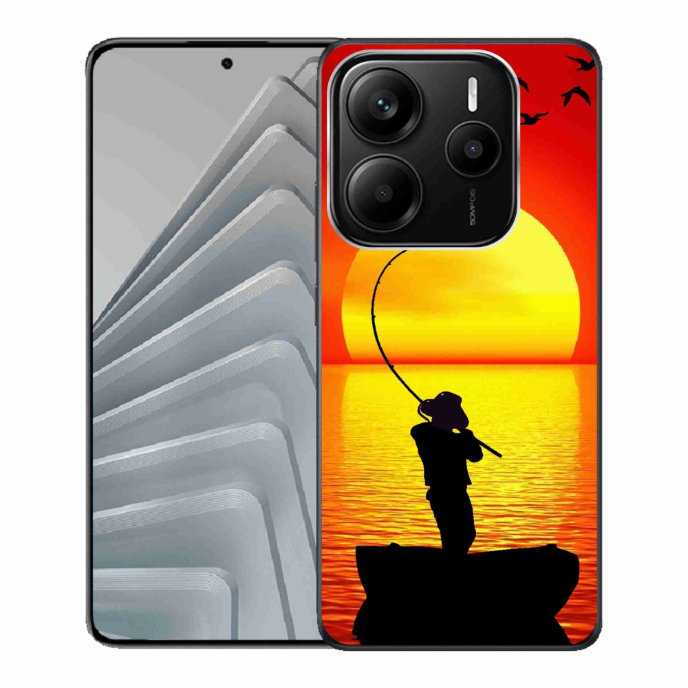 Gélový kryt mmCase na Xiaomi Redmi Note 14 5G - rybaření