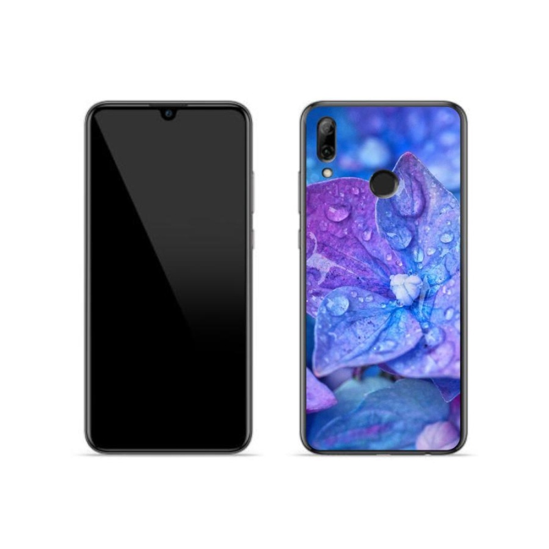 Gélové puzdro mmCase na mobil Honor 10 Lite - fialový kvet