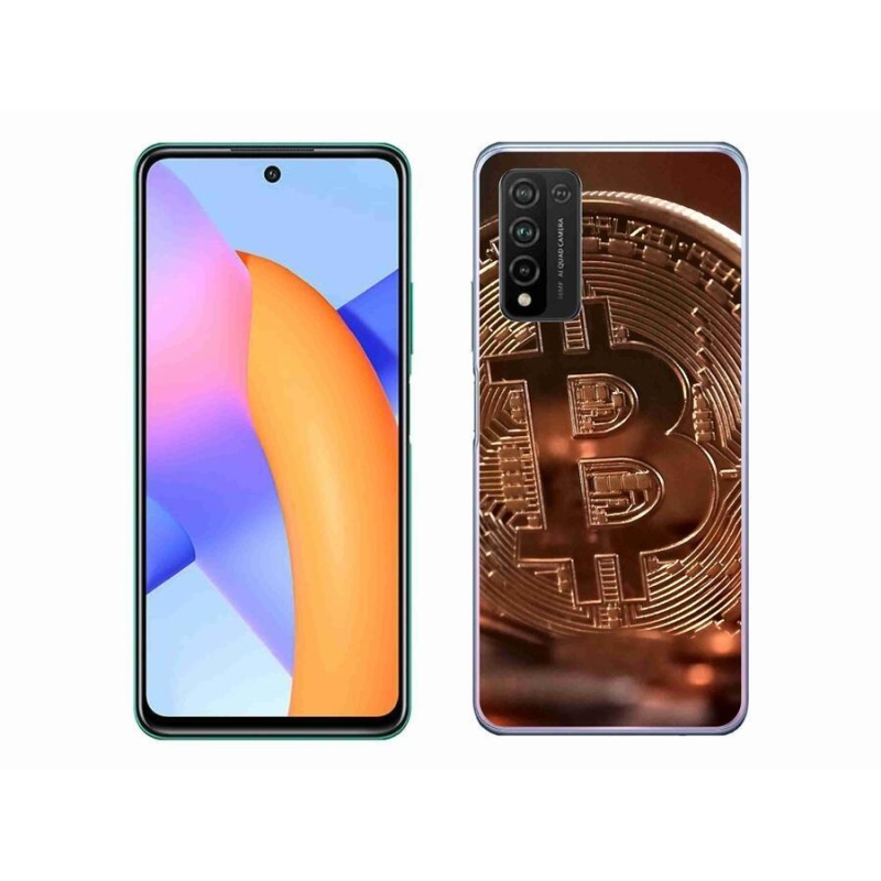 Gélové puzdro mmCase na mobil Honor 10X Lite - Bitcoin