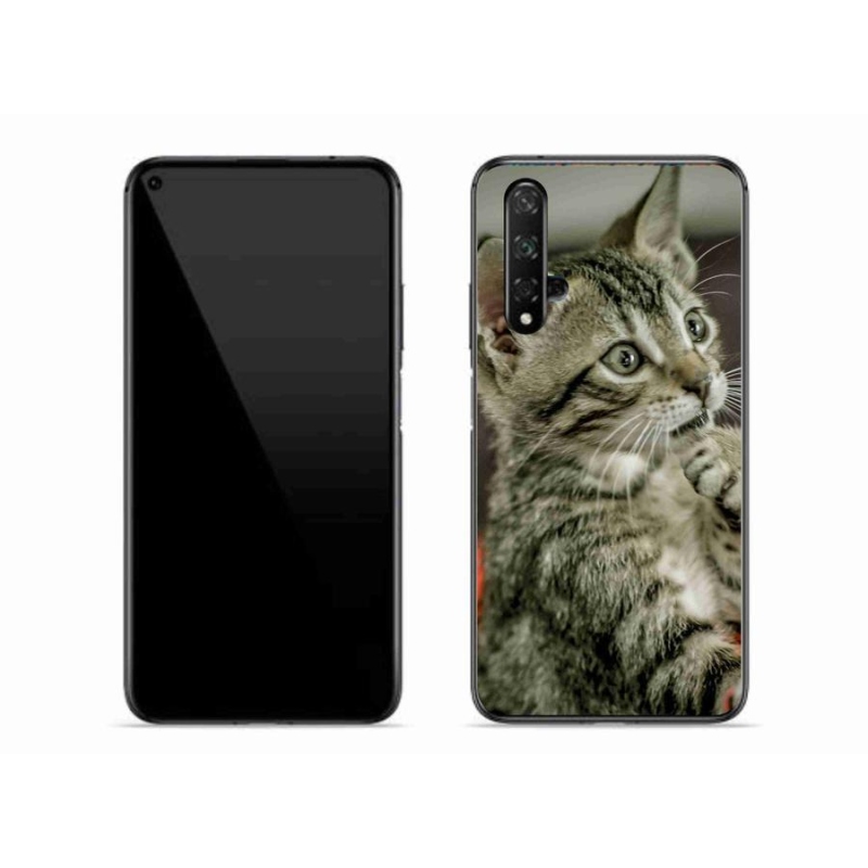 Gélové puzdro mmCase na mobil Honor 20 - roztomilá mačka