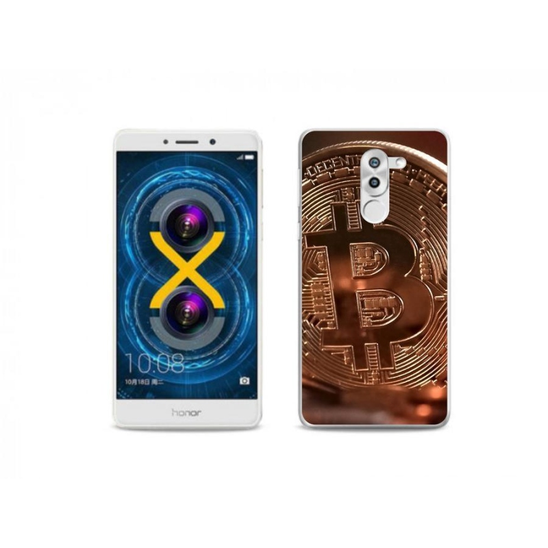 Gélové puzdro mmCase na mobil Honor 6X - Bitcoin