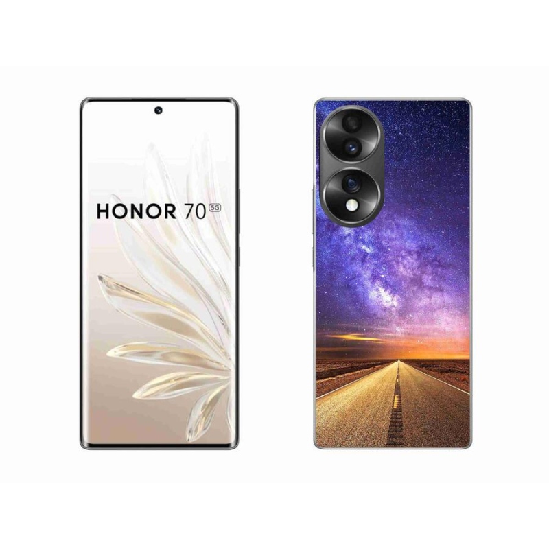 Gélové puzdro mmCase na mobil Honor 70 - americká cesta