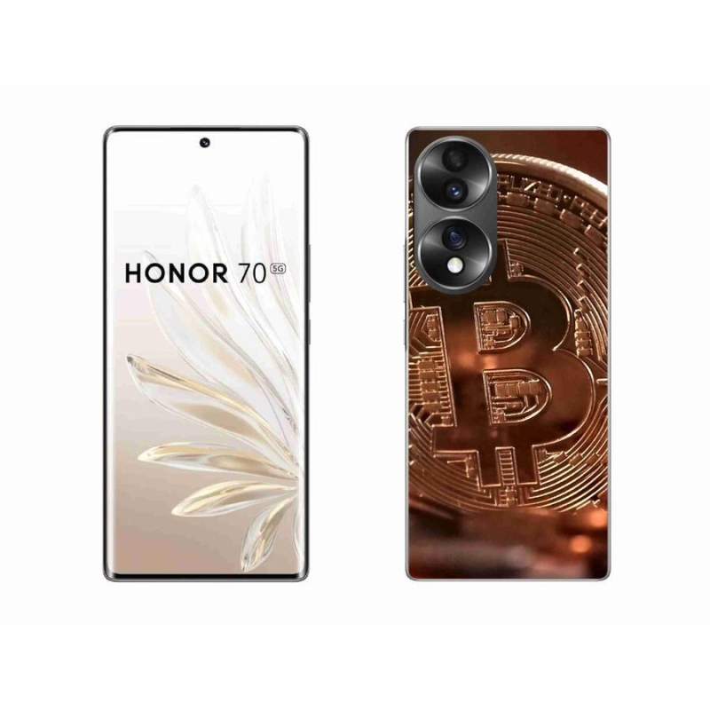 Gélové puzdro mmCase na mobil Honor 70 - bitcoin