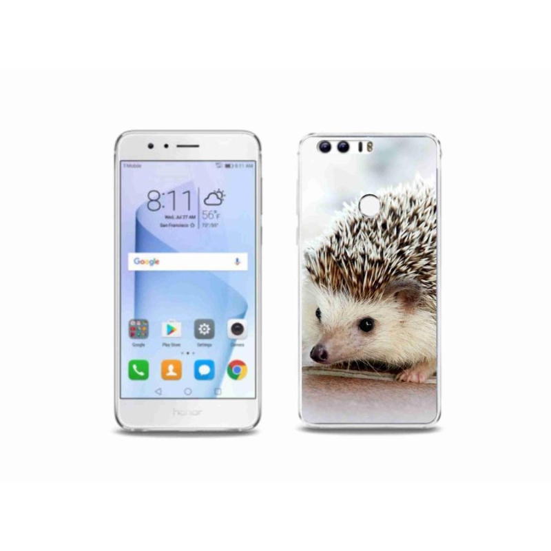Gélové puzdro mmCase na mobil Honor 8 - ježko