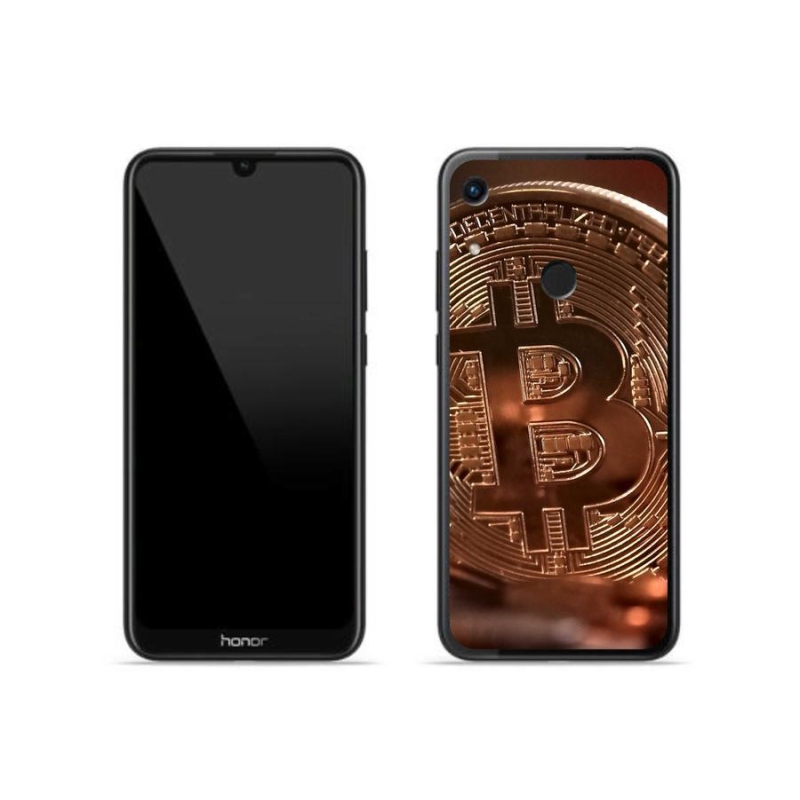 Gélové puzdro mmCase na mobil Honor 8A - Bitcoin