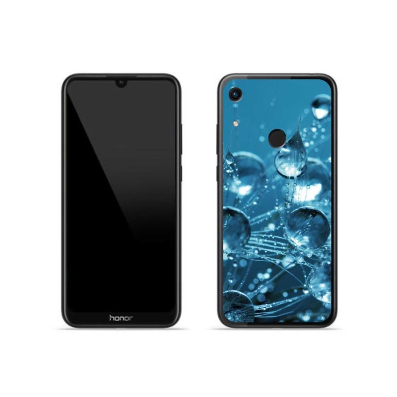 Gélové puzdro mmCase na mobil Honor 8A - kvapky vody