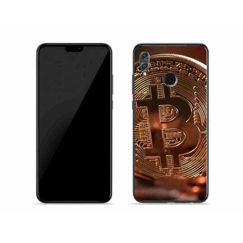 Gélové puzdro mmCase na mobil Honor 8X - Bitcoin