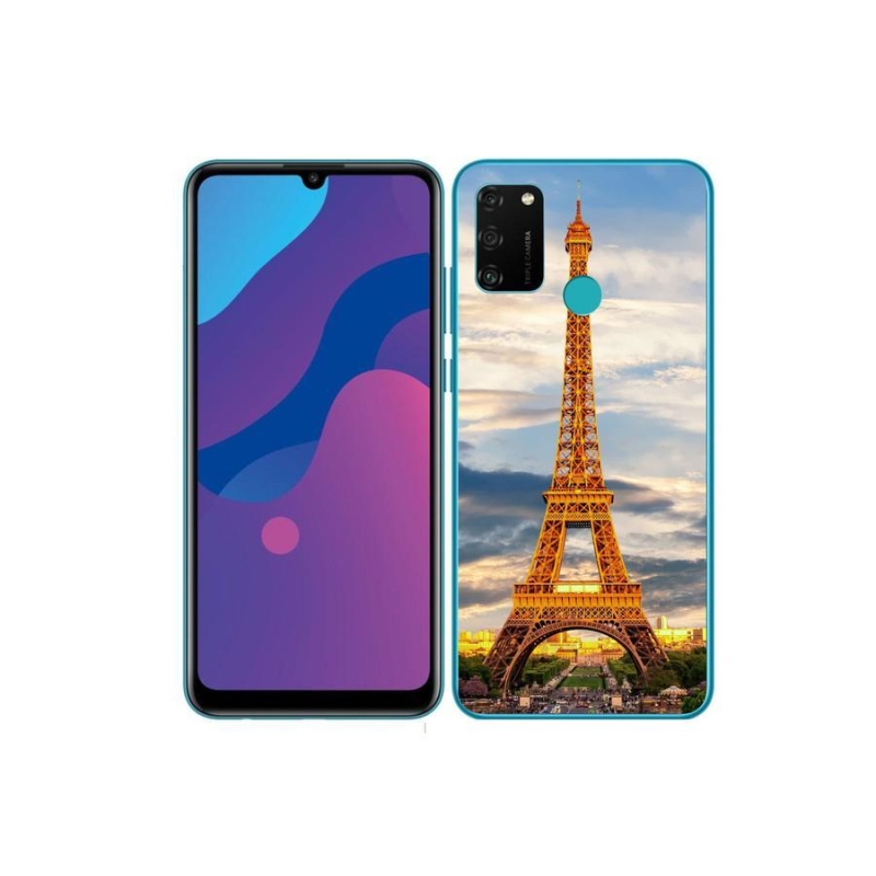 Gélové puzdro mmCase na mobil Honor 9A - Eiffelova veža 3