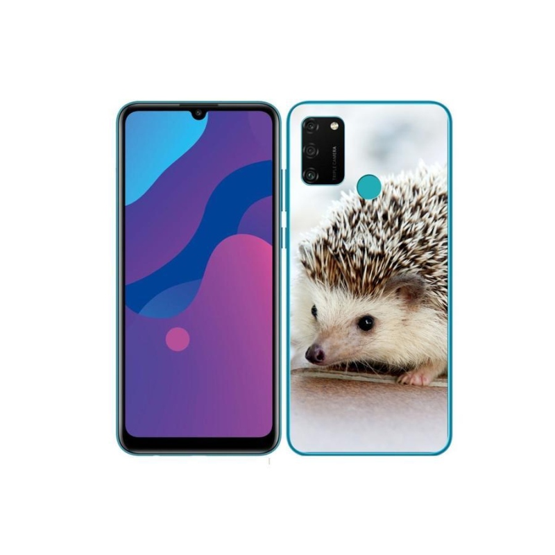 Gélové puzdro mmCase na mobil Honor 9A - ježko