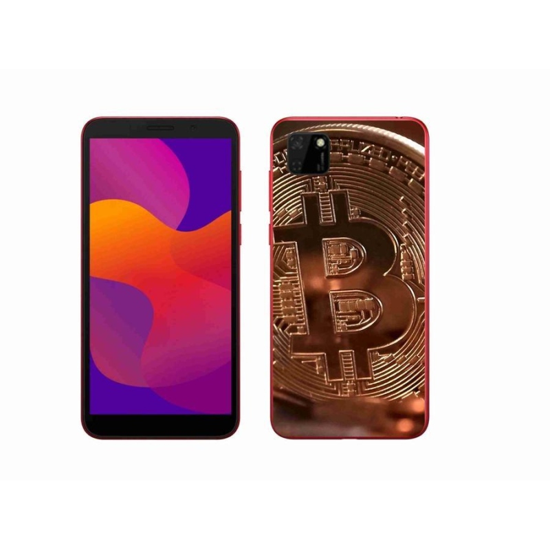 Gélové puzdro mmCase na mobil Honor 9S - Bitcoin