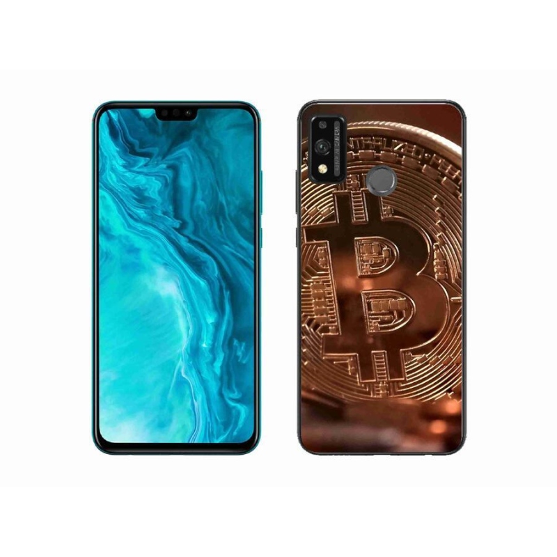 Gélové puzdro mmCase na mobil Honor 9X Lite - Bitcoin