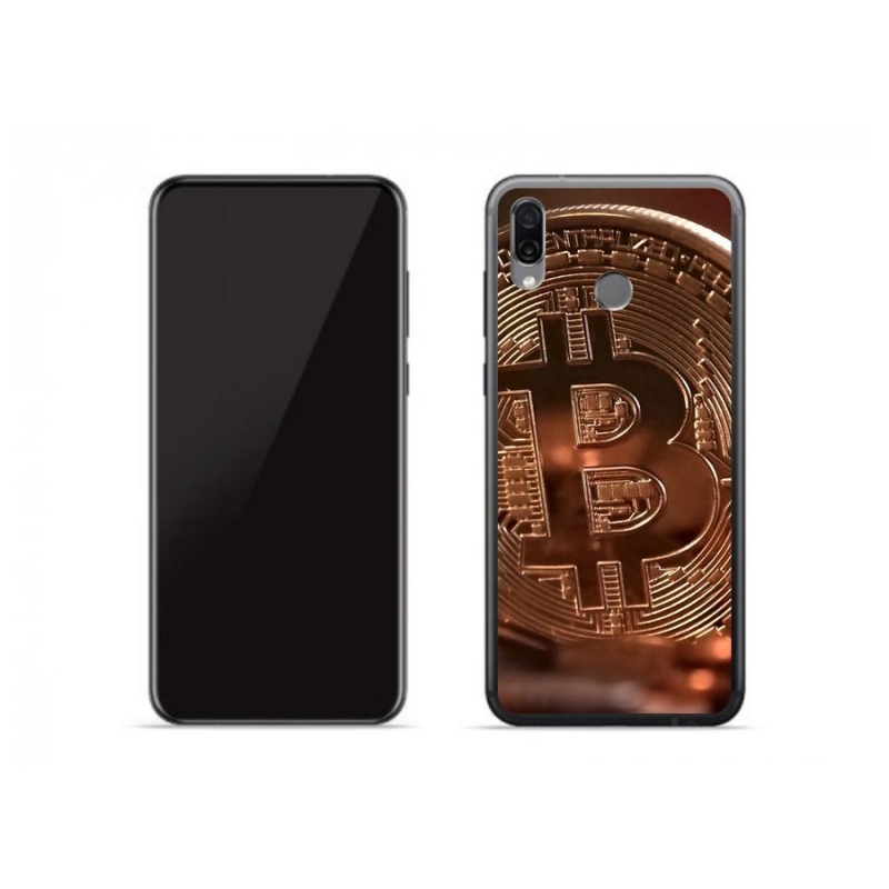 Gélové puzdro mmCase na mobil Honor Play - Bitcoin