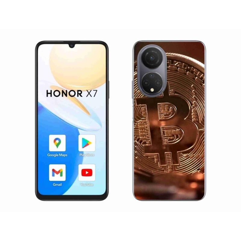 Gélové puzdro mmCase na mobil Honor X7 - bitcoin