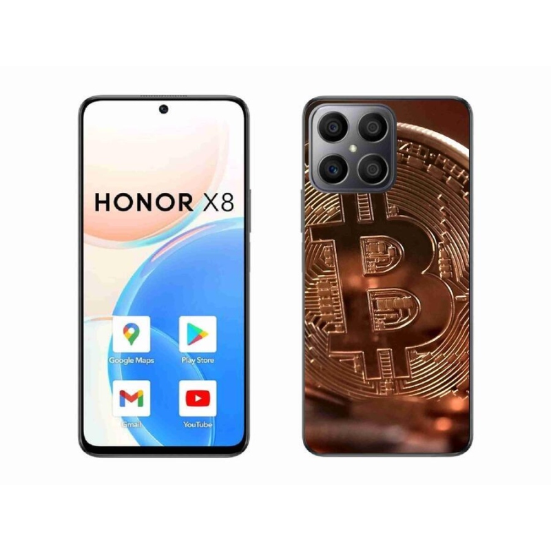 Gélové puzdro mmCase na mobil Honor X8 4G - bitcoin