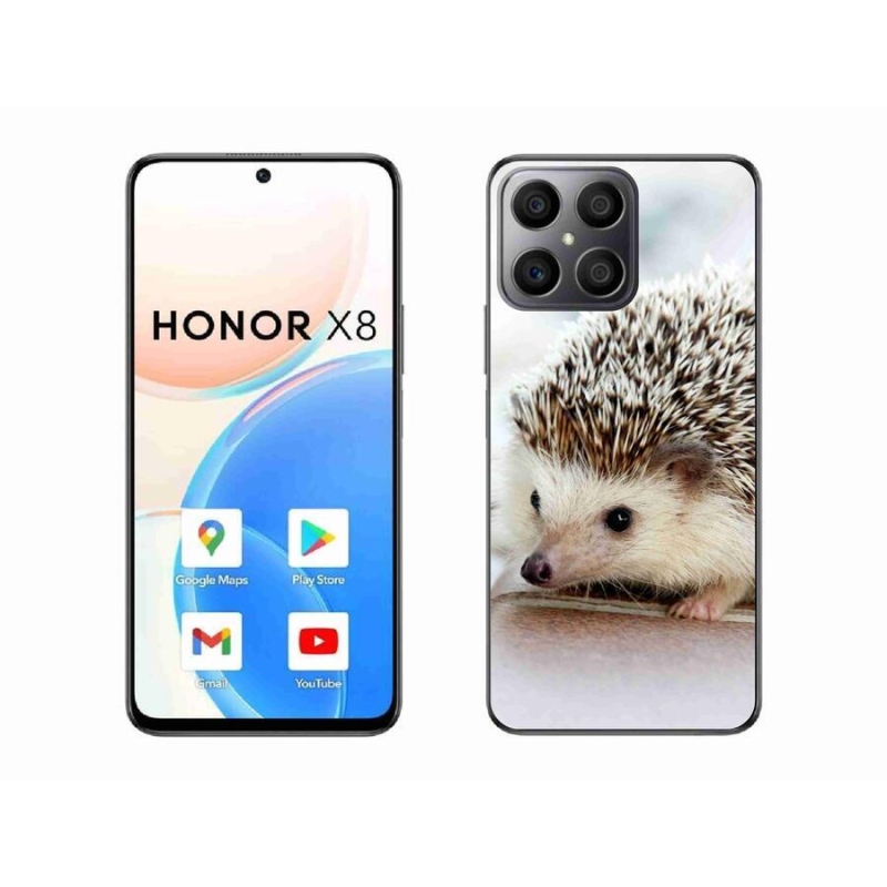 Gélové puzdro mmCase na mobil Honor X8 4G - ježko