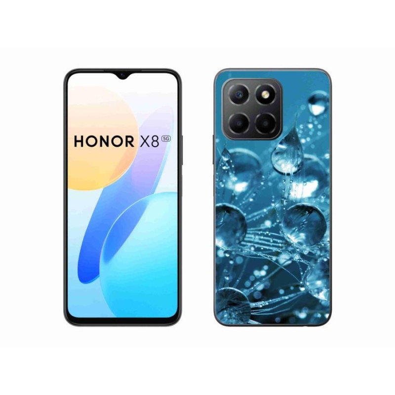 Gélové puzdro mmCase na mobil Honor X8 5G/Honor 70 Lite 5G - kvapky vody