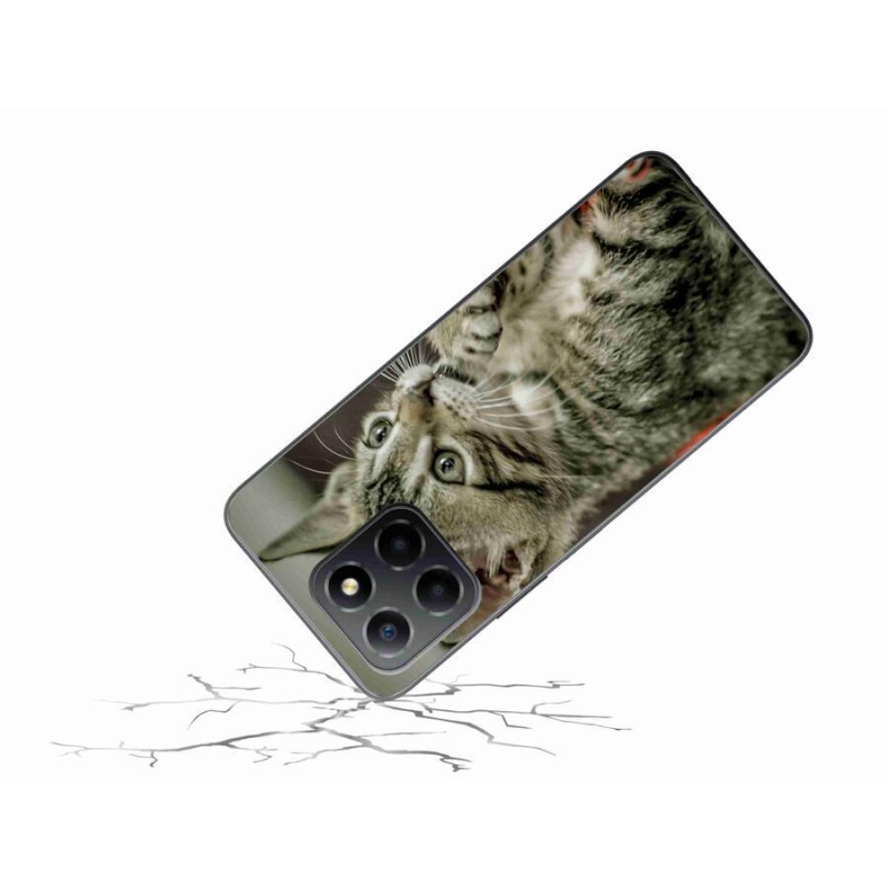 Gélové puzdro mmCase na mobil Honor X8 5G/Honor 70 Lite 5G - roztomilá mačka