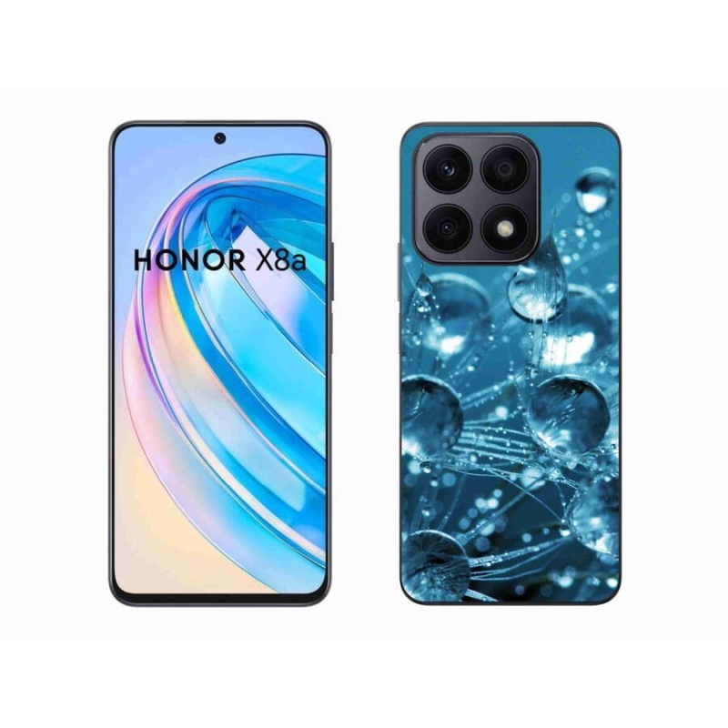 Gélové puzdro mmCase na mobil Honor X8a - kvapky vody