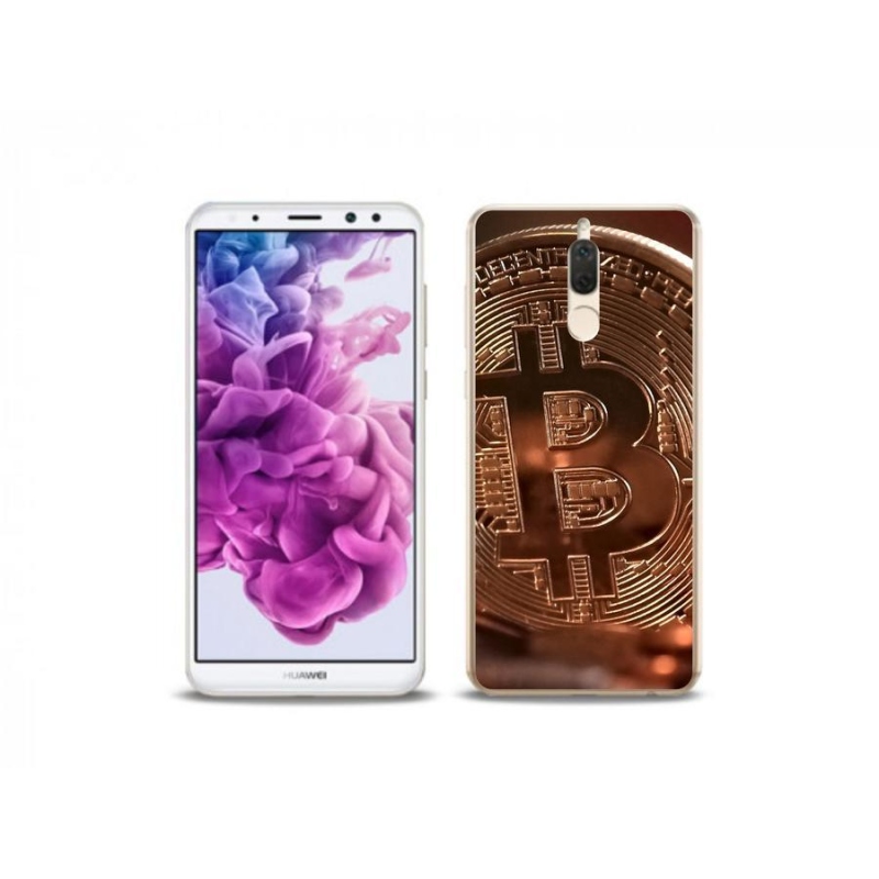 Gélové puzdro mmCase na mobil Huawei Mate 10 Lite - Bitcoin