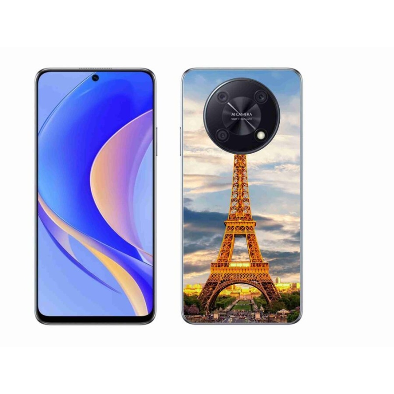 Gélové puzdro mmCase na mobil Huawei Nova Y90 - eiffelova veža 3