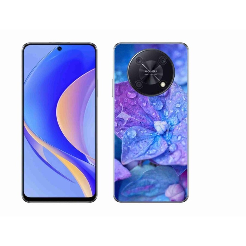 Gélové puzdro mmCase na mobil Huawei Nova Y90 - fialový kvet