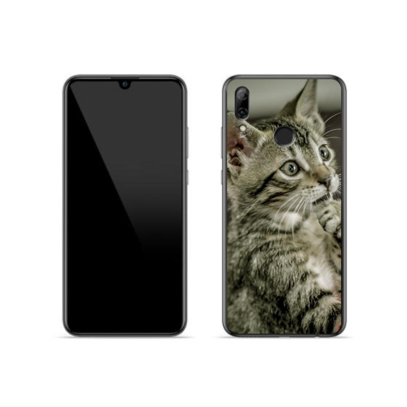Gélové puzdro mmCase na mobil Huawei P Smart (2019) - roztomilá mačka