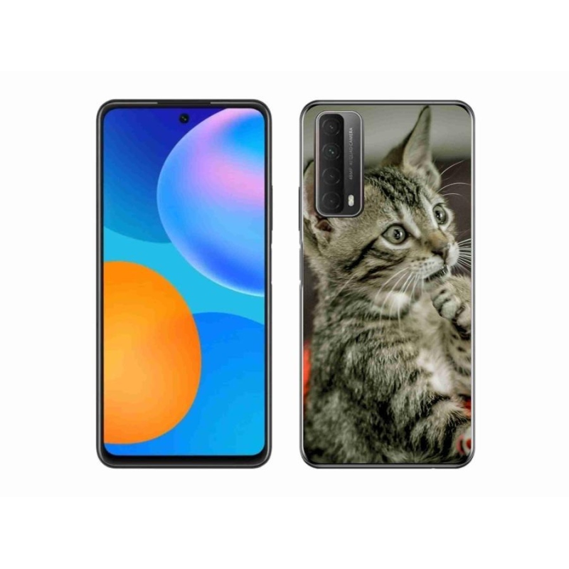 Gélové puzdro mmCase na mobil Huawei P Smart (2021) - roztomilá mačka