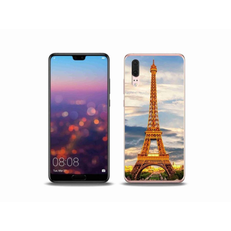 Gélové puzdro mmCase na mobil Huawei P20 - Eiffelova veža 3