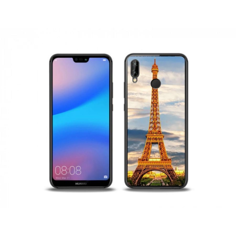 Gélové puzdro mmCase na mobil Huawei P20 Lite - Eiffelova veža 3