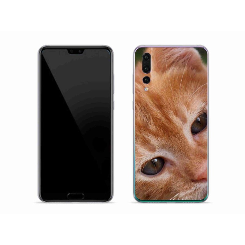 Gélové puzdro mmCase na mobil Huawei P20 Pro - ryšavé mačiatko