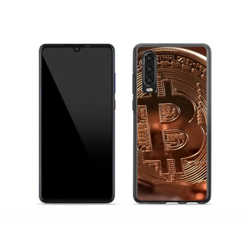 Gélové puzdro mmCase na mobil Huawei P30 - Bitcoin