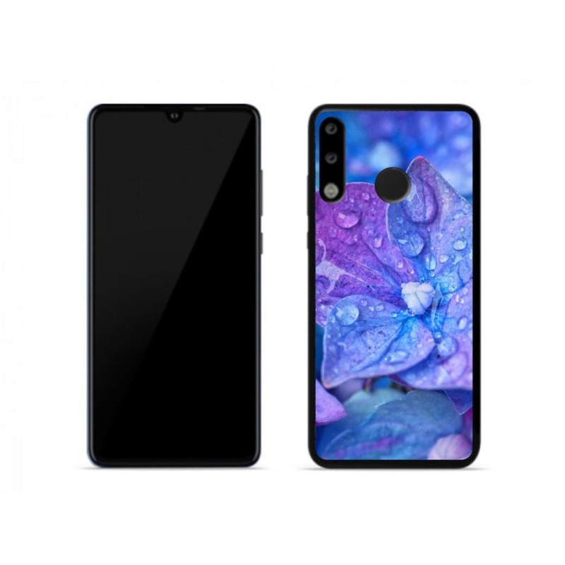 Gélové puzdro mmCase na mobil Huawei P30 Lite - fialový kvet