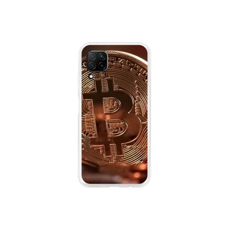 Gélové puzdro mmCase na mobil Huawei P40 Lite - Bitcoin