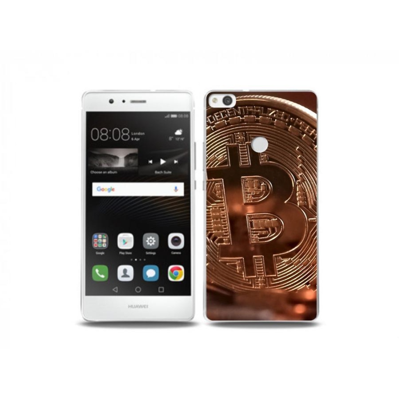 Gélové puzdro mmCase na mobil Huawei P9 Lite (2017) - Bitcoin