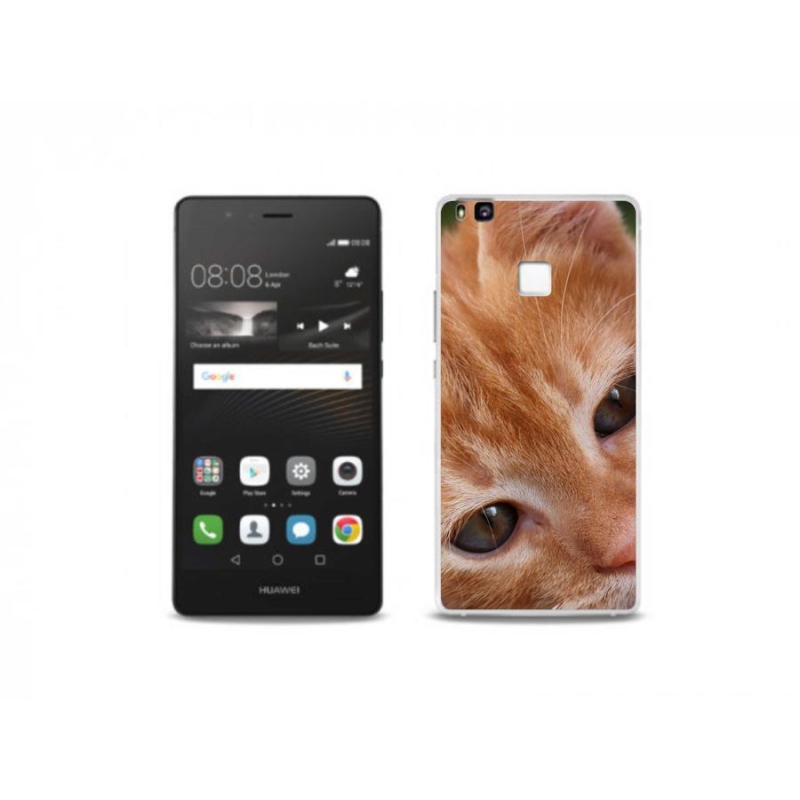 Gélové puzdro mmCase na mobil Huawei P9 Lite - ryšavé mačiatko
