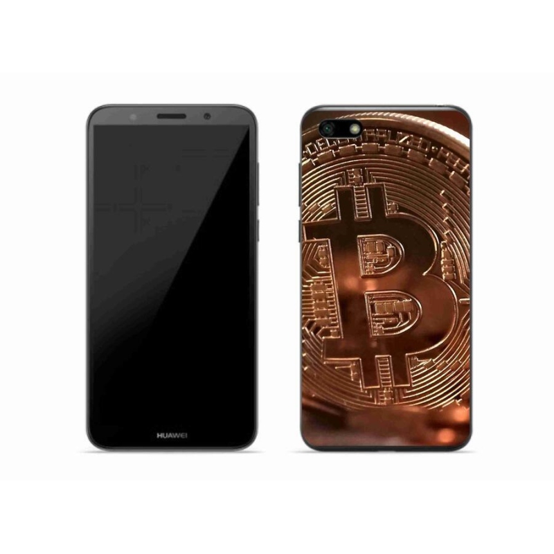 Gélové puzdro mmCase na mobil Huawei Y5 (2018) - Bitcoin