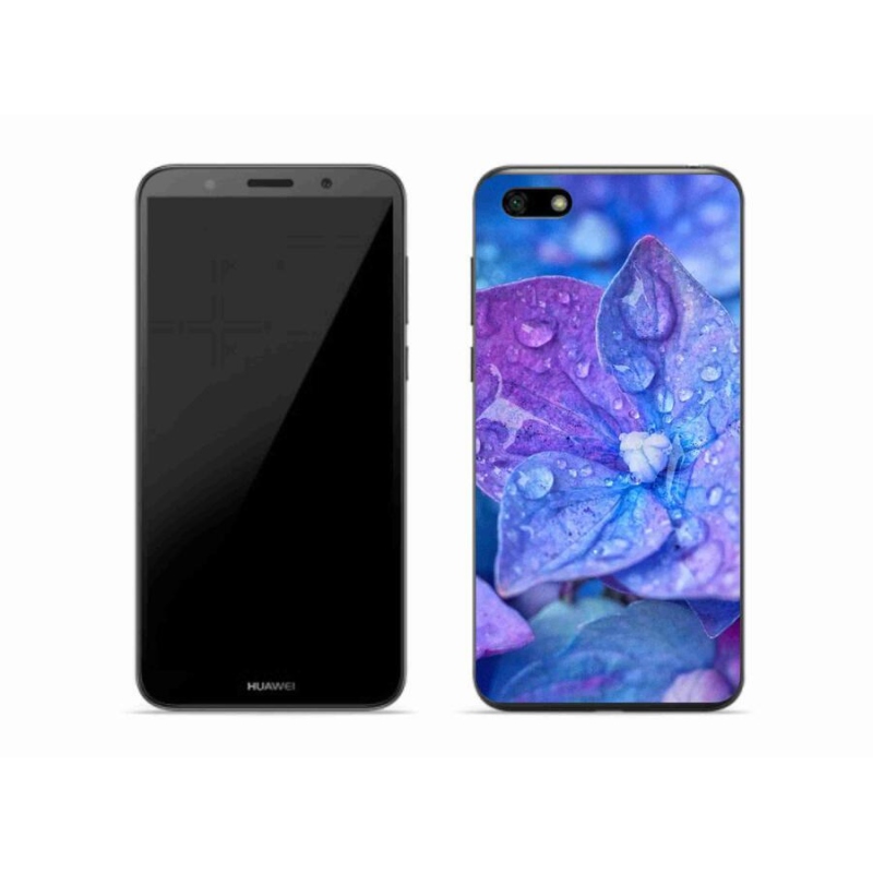 Gélové puzdro mmCase na mobil Huawei Y5 (2018) - fialový kvet